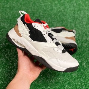 Nike Jordan Air NFH Low Mens Basketball Shoes White Red CZ3984-102 NEW Multi Sz